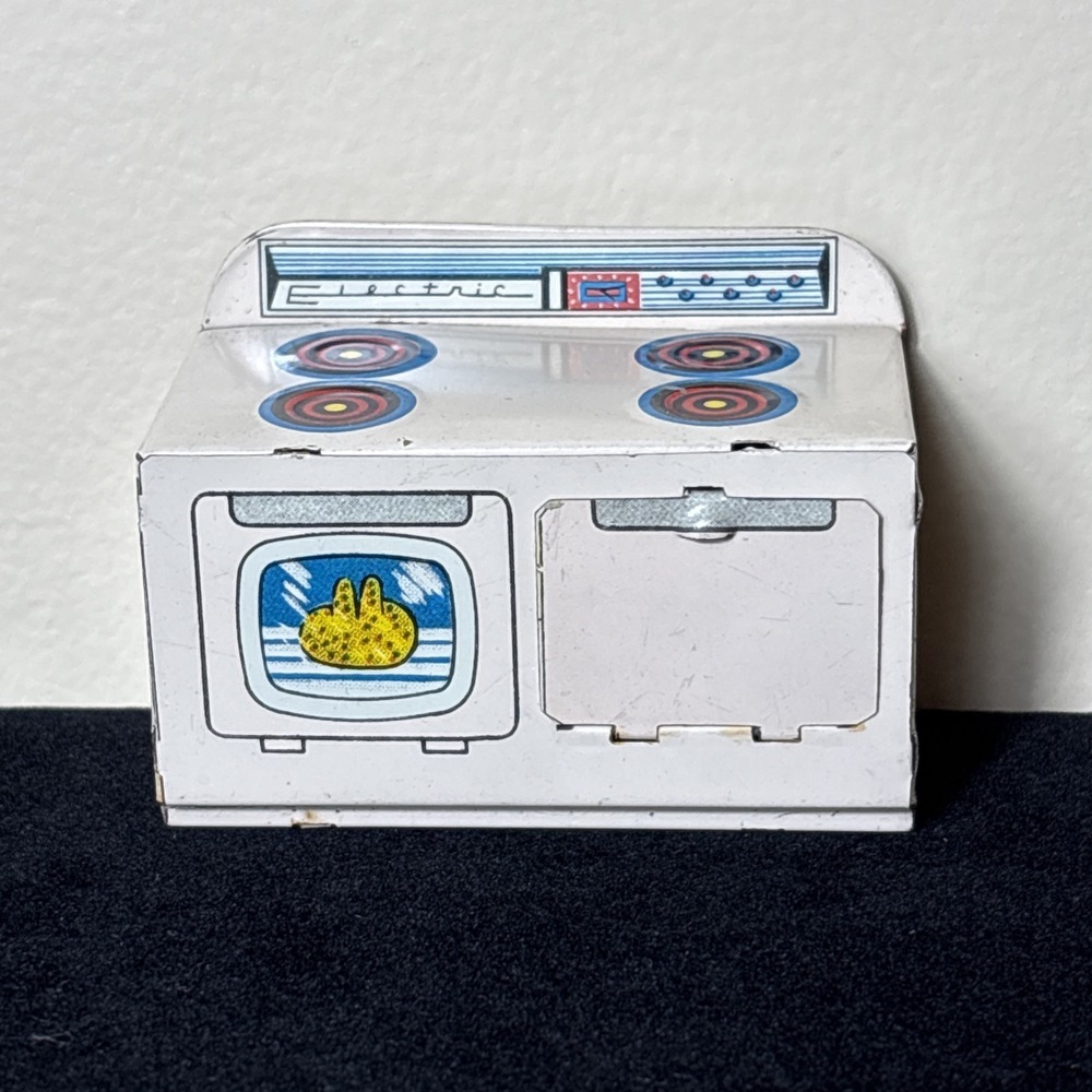 Vtg Linemar Toy Litho Tin Dollhouse Stove‎ Japan